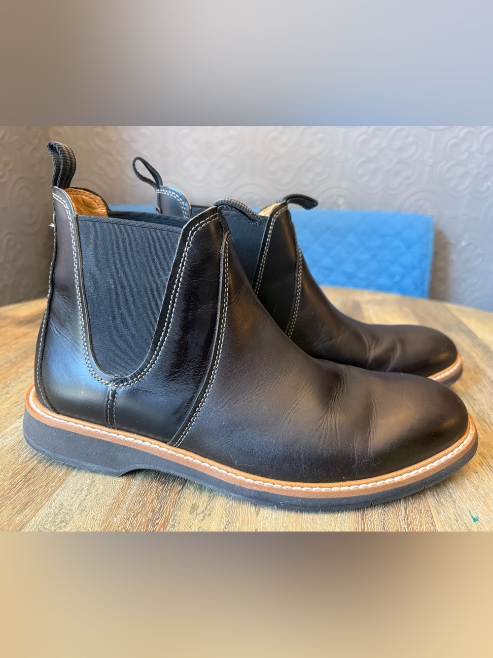 Cole Haan Men's Morris Chelsea Boots- Black-9M